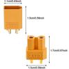 JUTOSU XT30 Connectors, Male & Female Plugs for XT30 RC Bullet LiPo Battery, 10 Pairs