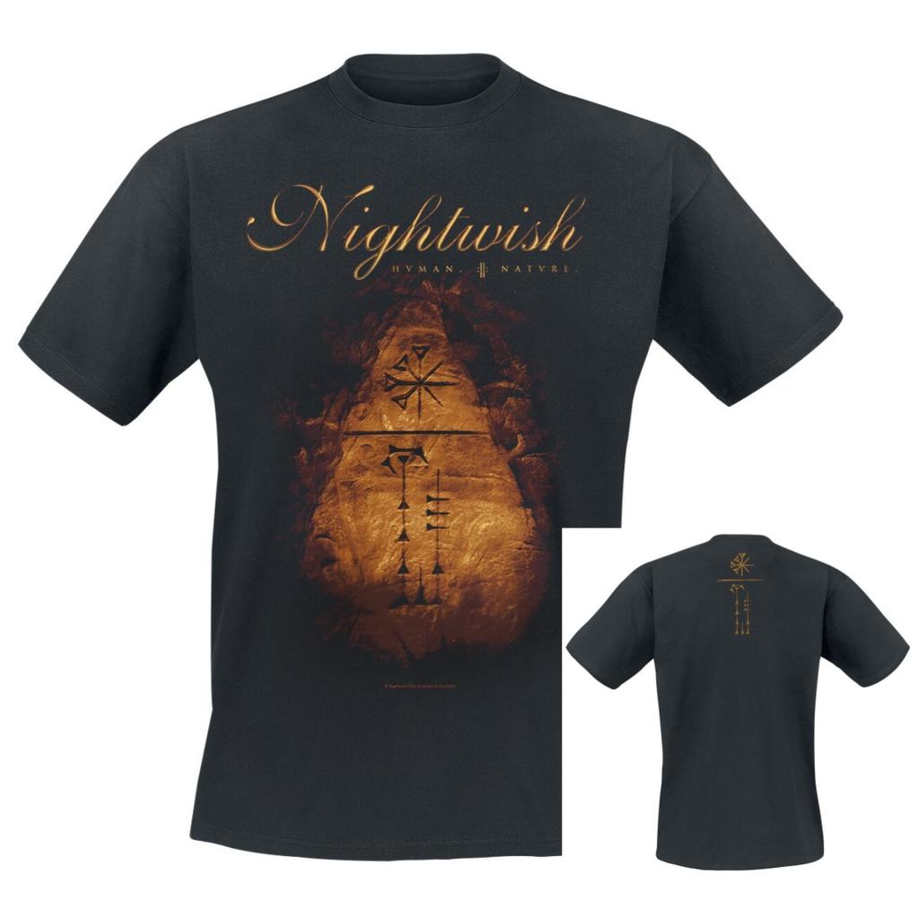 Maglietta Nightwish Human Nature 100% Cotone T-shirt Grafica Uomo Donna Estate Streetwear Top
