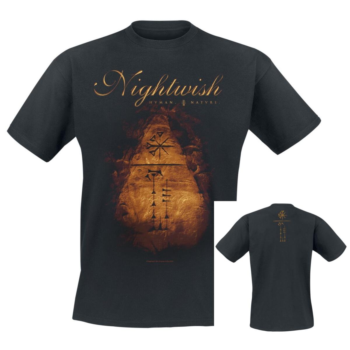 Human Nature Nightwish Band T-Shirt 100% Cotton Graphic Tee Men Women Summer Streetwear Top S разноцветный