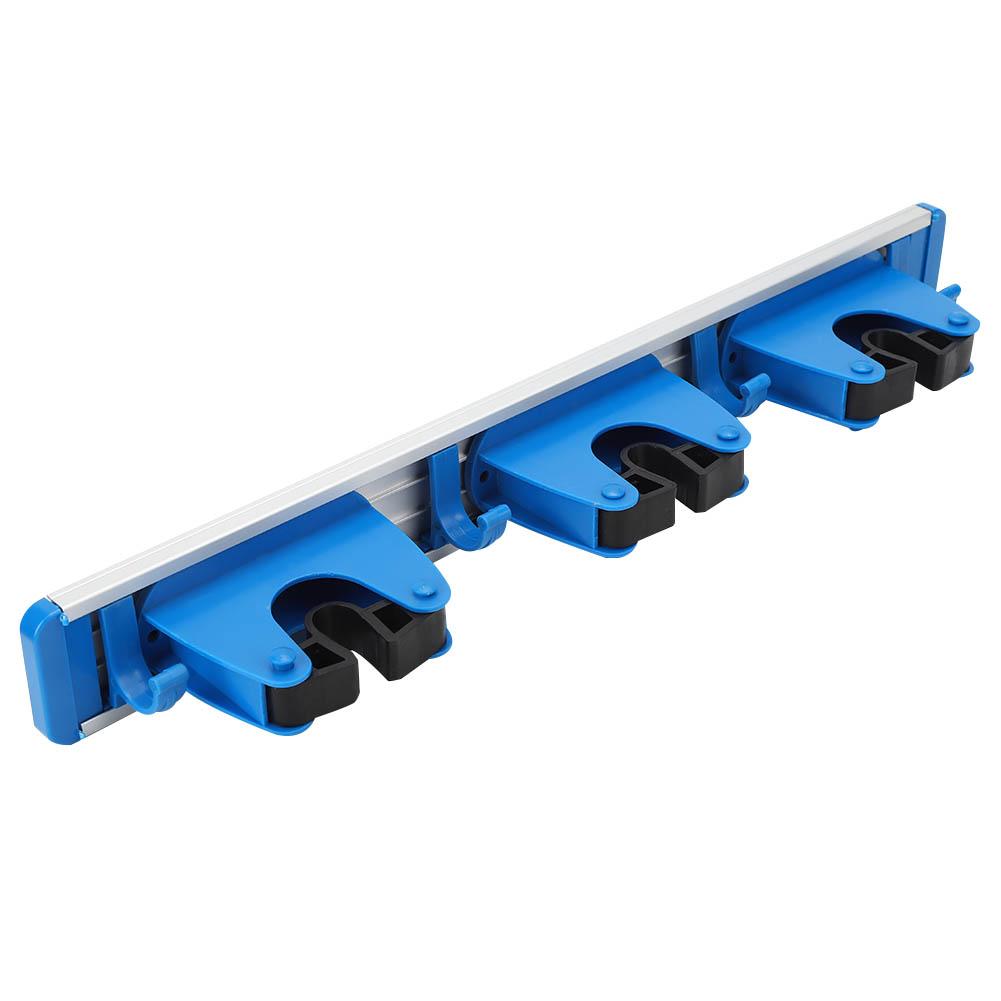 

Настенный держатель для швабры и веника с 3 скользящими положениями, стойка для инструментов, органайзер для хранения, утилита для кухни