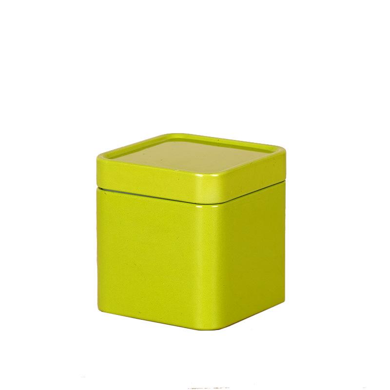 Mini Universal Tea Tin - Square Metal 10g Packaging for Black & Green Tea