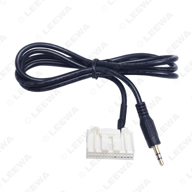 28-Pin 3.5mm Audio Input Cable for Toyota Camry, Corolla, Reiz, and RAV4 AUX
