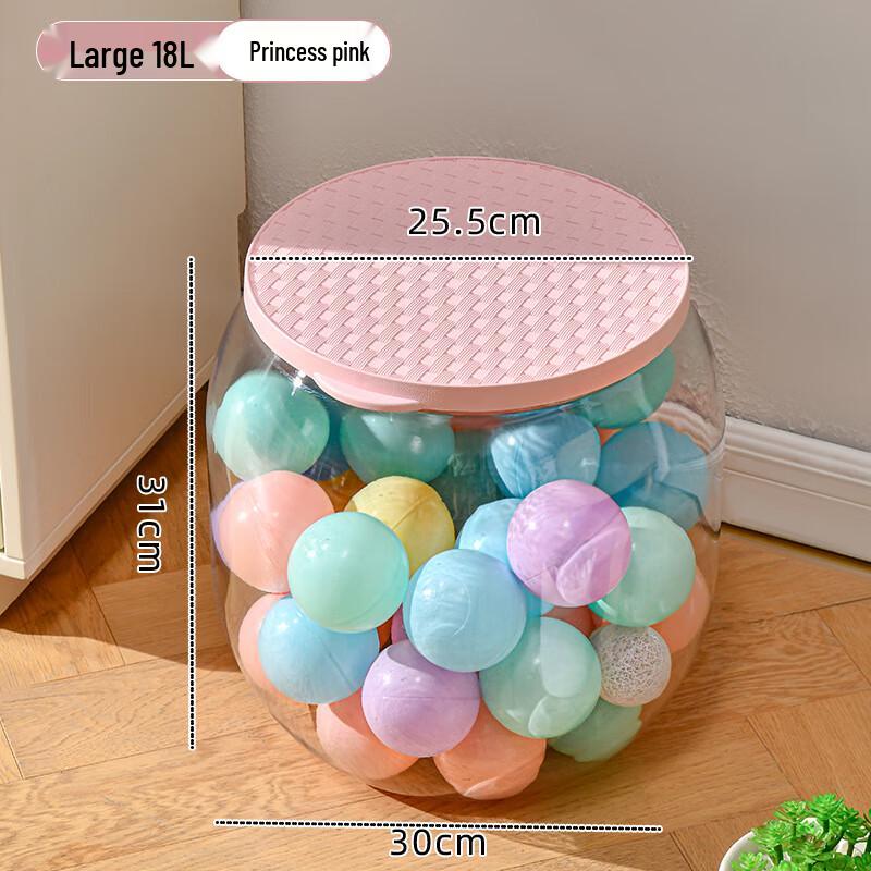 Multifunctional Kids Transparent Storage Stool