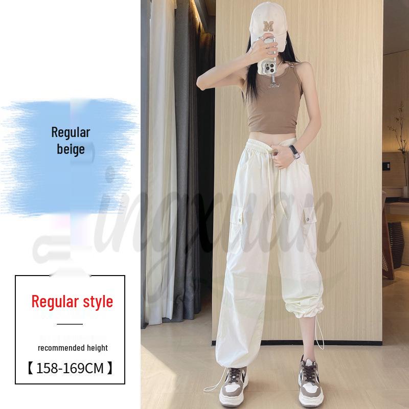 Women s Ice Silk Quick-Dry Wide Leg High Waist Harem Pants - Summer 2026 Style 2XL