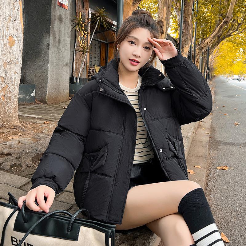 Short down cotton clothes women's winter new cotton clothes small fashion loose thickened warm bread clothes