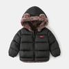 Winter Baby Children's Jacket Girls Thick Coat Clothes Toddlers Boys Warm Hooded Jacket Children's Jacket 2 4 6Yrs Snow Suit