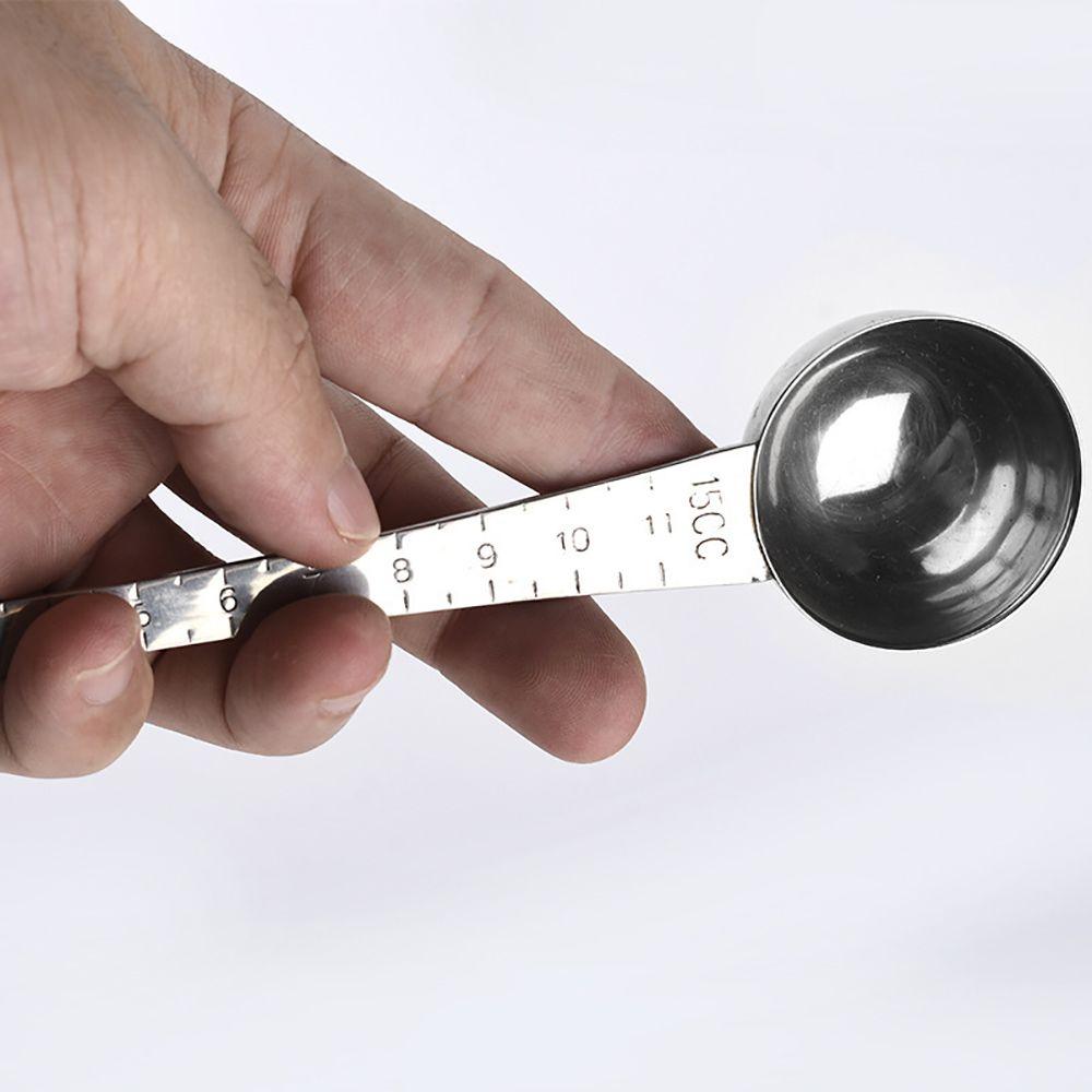 5 CC With Scale Measuring Long Handle Double Head Spoon Kitchen Tools Coffee Scoop Measuring Spoon
