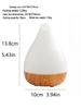Silent Ultrasonic Wood Grain Aroma Diffuser & Humidifier for Moms & Babies