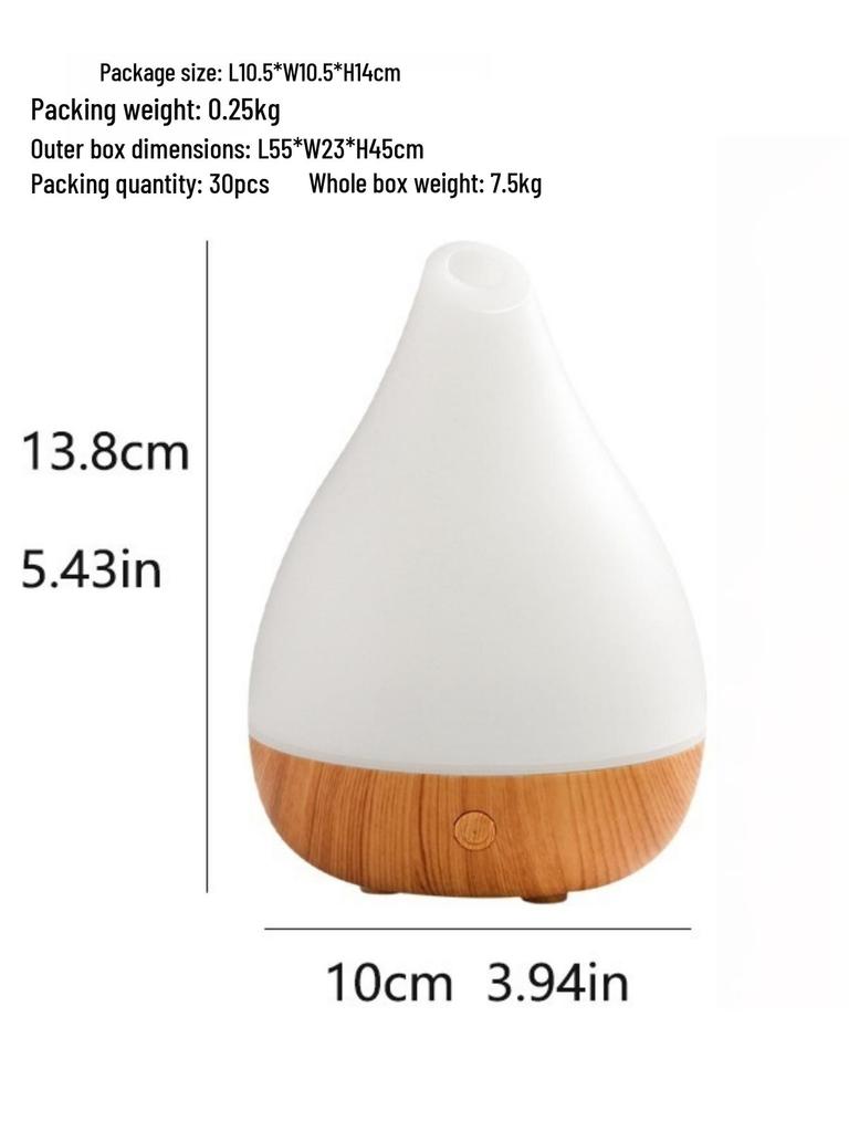 Silent Ultrasonic Wood Grain Aroma Diffuser & Humidifier for Moms & Babies