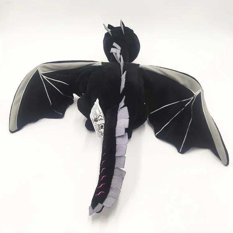 60cm Game MC Ender Dragon Enderdragon Plush Toys Doll Black Ender Dragon Plush Soft Stuffed Animals Toys Gifts for Children Kids