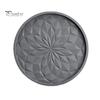 Modern Kitchen Table Accessories Silicone Coaster Set with Holder, Non Slip Diamond Pattern Drink Coasters for Drinks Cups Glasses, Heat Resistant Mat