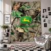 Nástěnná tapisérieJohn Deere Art Závěsná látka Dekorativní kryt pozadí pro výzdobu místnosti