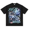 Jujutsu Kaisen Japanischer Anime Reines Baumwoll-T-Shirt Sommer Unisex und Damen Anime-Fans Lässig Sportmode Streetwear Shirt