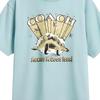 COACH SS25 T Shirt Men's Dusty Blue CY575-XT9