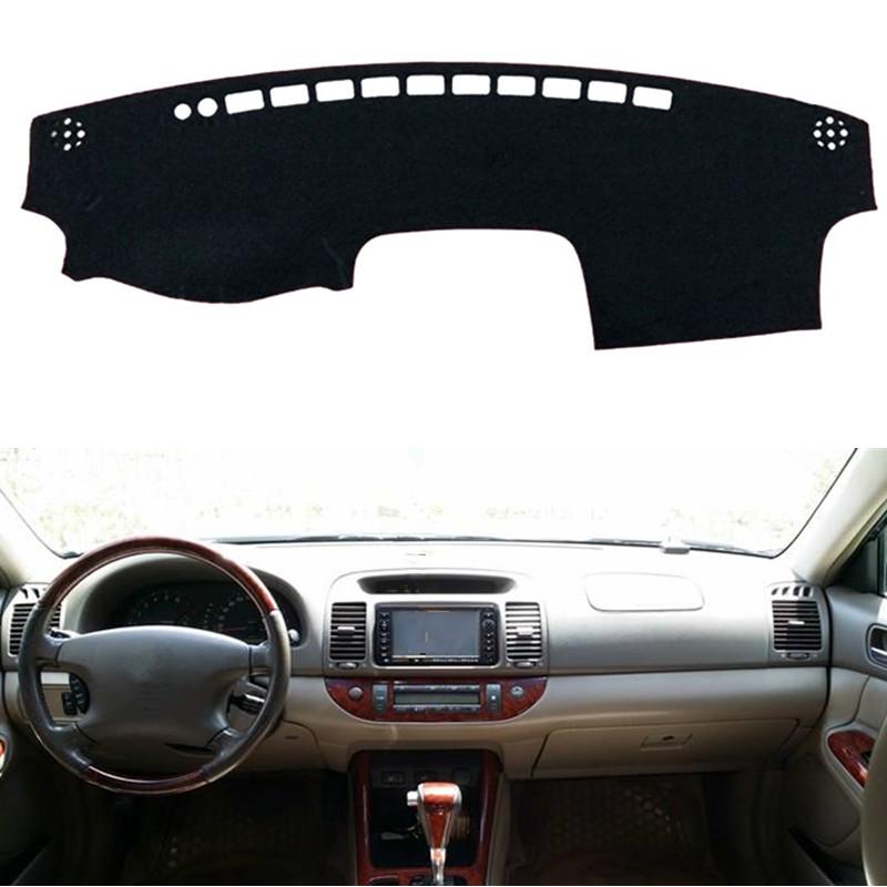

Автостайлинг Для Toyota Camry XV30 2002 2003 2004 2005 2006 Коврик-накладка на приборную панель от солнца Защита приборной панели Ковер Аксессуары Black(Black Edge)