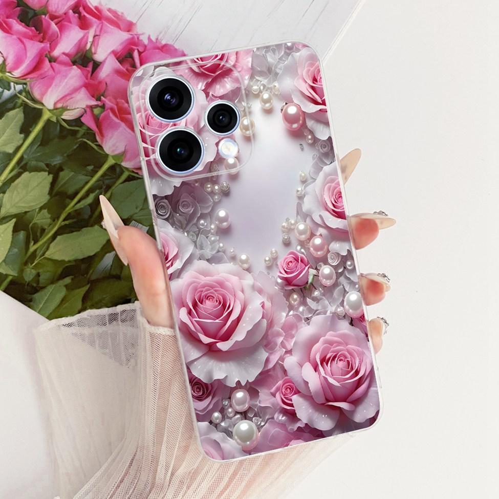 For Oppo Reno 15 5G Case Cover Transparent Fashion Butterfly Cute Cat Cool Painted Soft Bumper For Oppo Reno 15 CPH2825 Casing