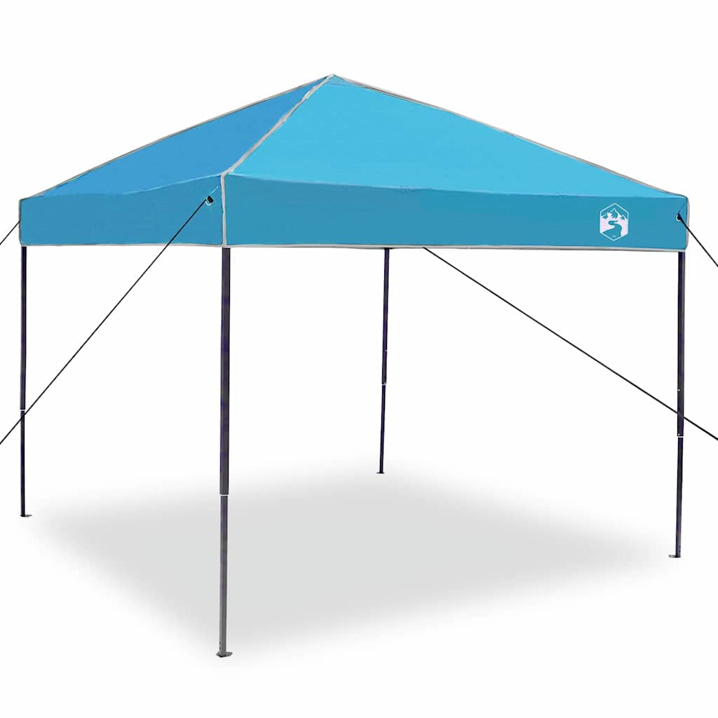 Pop Up Gazebo Blue 243 X 243 X 251 Cm Fabric
