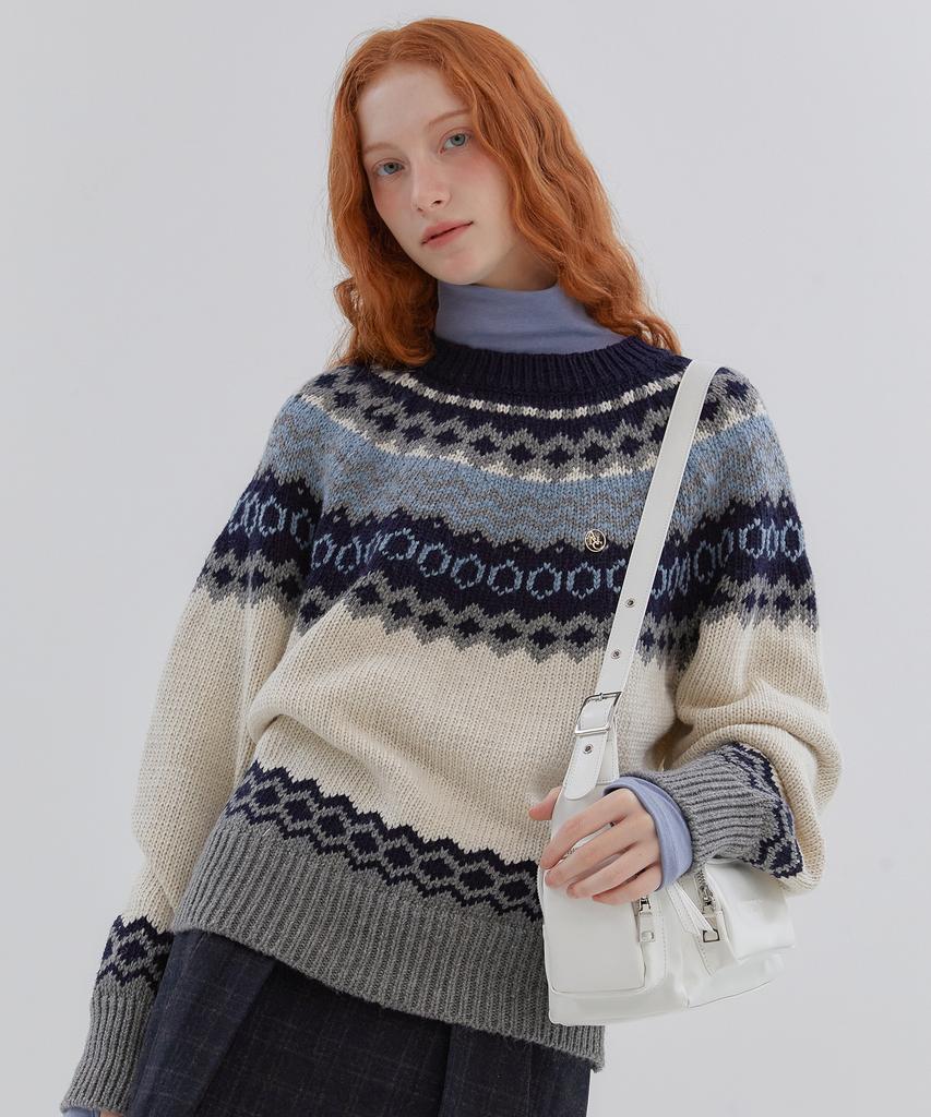 ANOETIC Anc Nordic Pullover Knit_Ivory