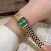 Elegant Gold Square Women's Quartz Watch - Chinese Style Business & Student Wear