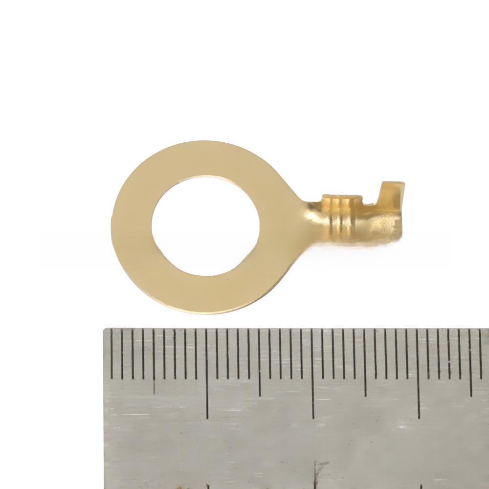 150-Piece Cold Press Terminal Set with Gold Ring Terminals and Block