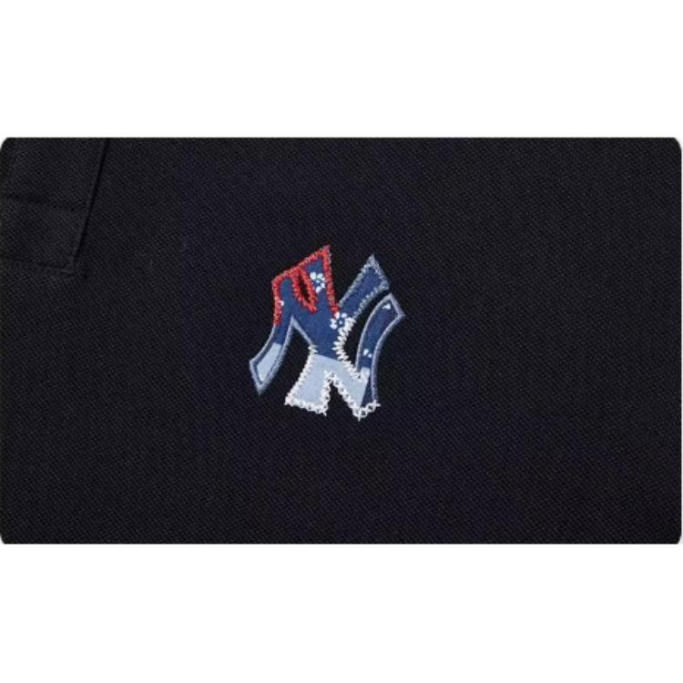 New Era MLB Skate Series New York Yankees Letter Logo Breathable Loose Fit Short Sleeve Polo Shirt Unisex Polo Shirts 14187352
