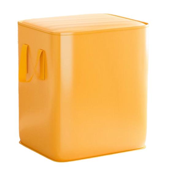 Clothing Blanket Storage Bag with Reinforced Handle Large Capacity Zipper Closure Waterproof Comforter Blanket Container