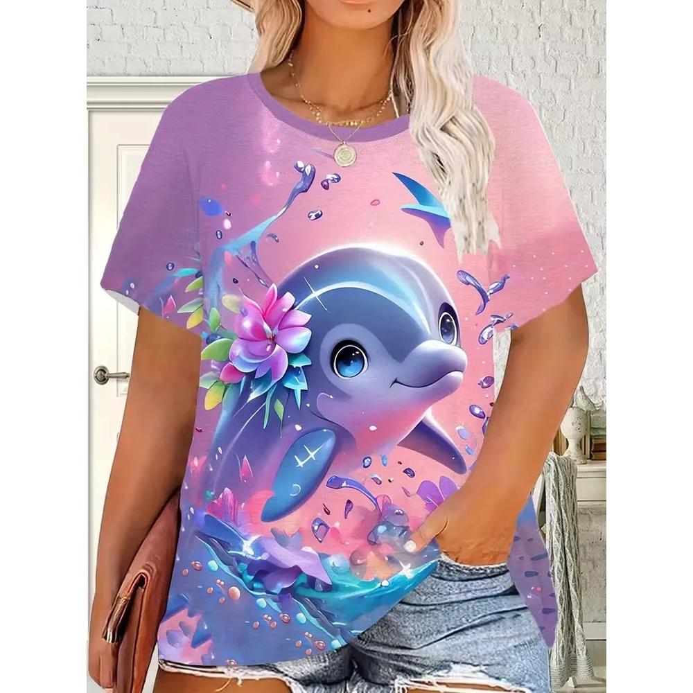 Daily Simple Women's Top Fashionable Versatile Short Sleeve Casual Comfortable T-Shirts Women’s