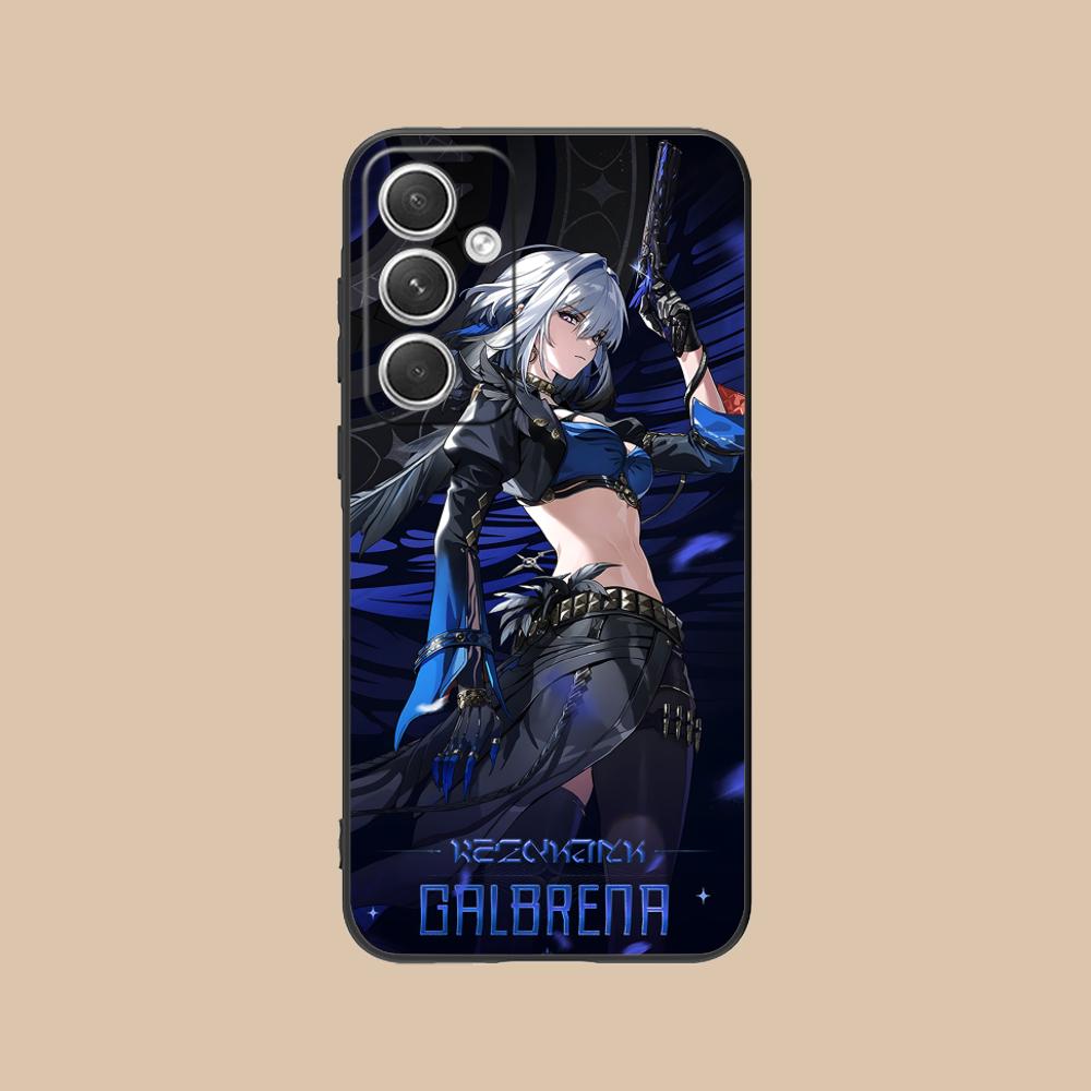

Wuthering Waves Galbrena Phone Case for Samsung Galaxy S26 S25 S24 S23 S22 S21 S20 Note20 Plus FE Ultra Colorful Cover Cover Galaxy S26