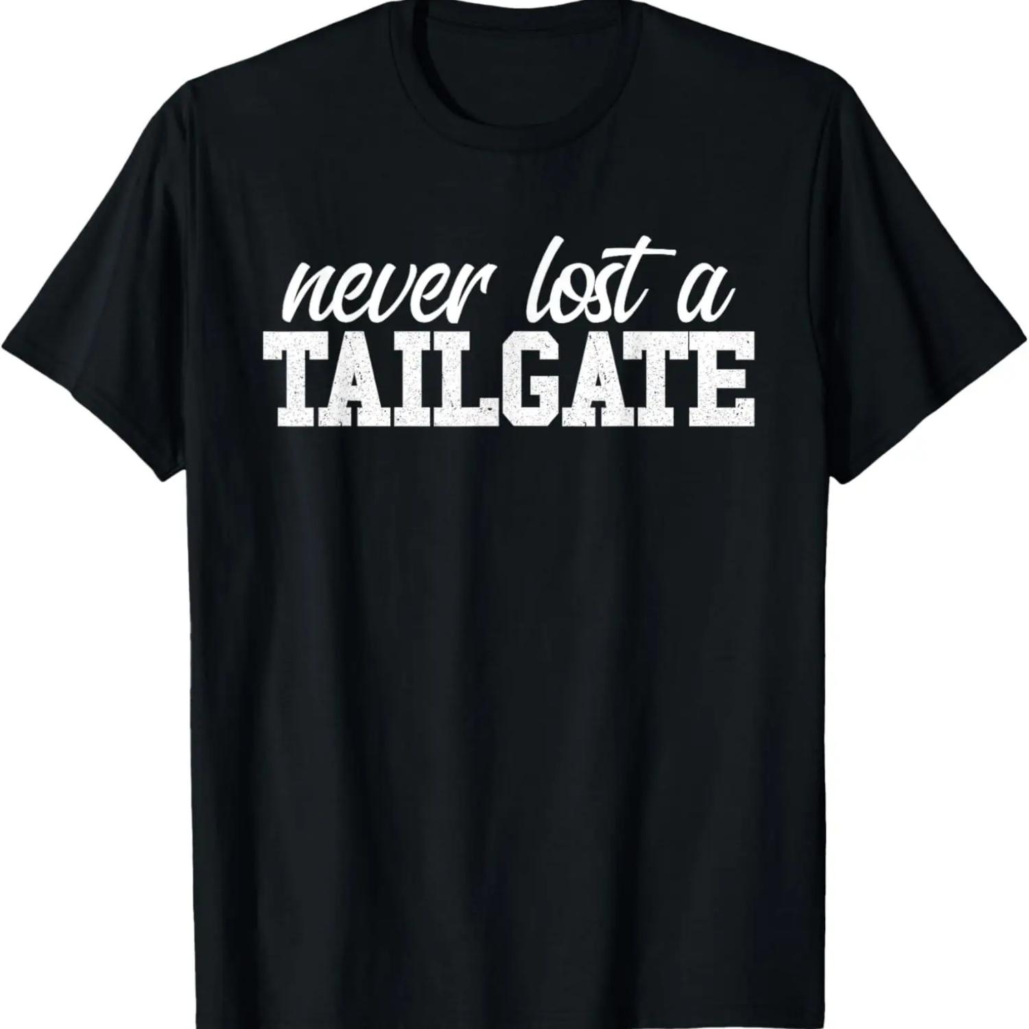 Never Lost A Tailgate Football Tailgate T-Shirt S