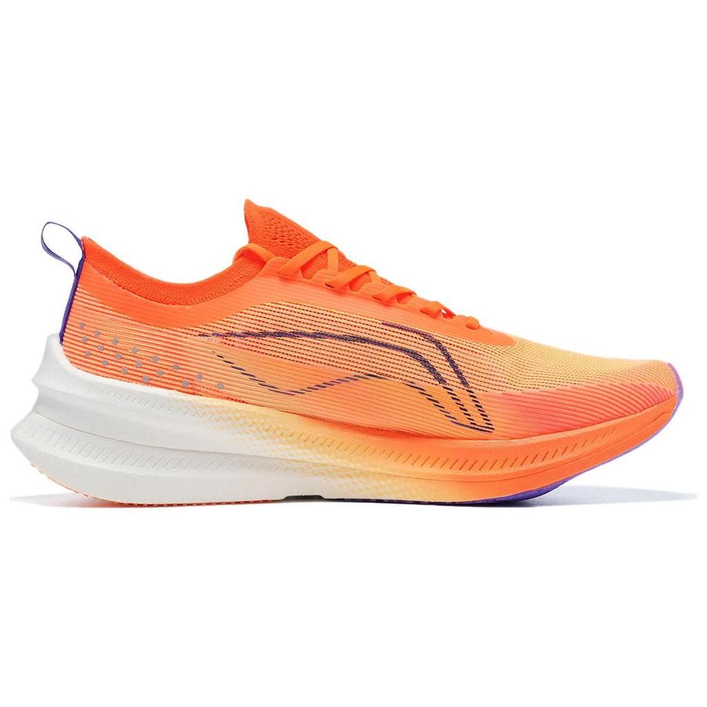 Li Ning Feidian 3 Elite Αντικραδασμικά Διαπνέοντα Χαμηλά Παπούτσια Μαραθωνίου Unisex Φθορίζον Πορτοκαλί Πεπόνι ARMT035-7