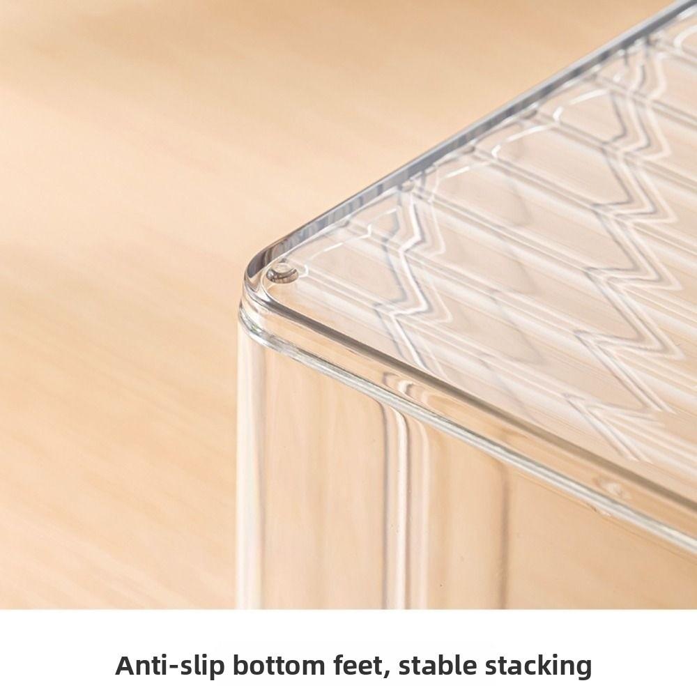 Clear Makeup Brush Holder Dust-proof Waterproof Cosmetic Storage Box Multifunctional with Lid Desktop Storage Container