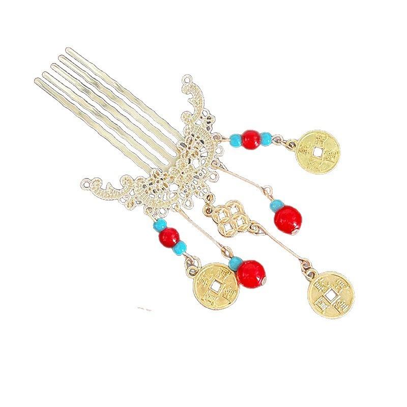Hair Comb, High-end Hair Accessories, Ancient-style Head Ornaments, Tassels, Tiaras, Hairpins, Hair Clips for Hair Styling