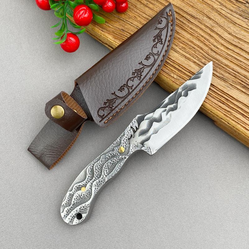 

Ручная ковка Тесак для мяса Нож для нарезки Кухонные ножи шеф-повара Нож для обвалки Овощерезка with cover