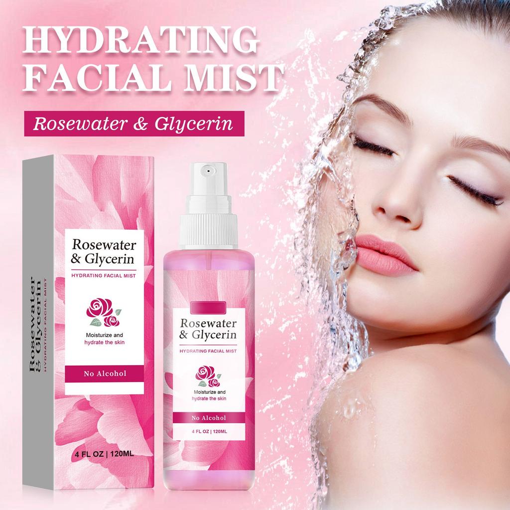 Hydrating Facial Mist Hydrating Face Spray Facial Mist Spray Hydration Control Oil, Shrink Pores, Target Skin With Closed Comedones And Redness 120ml