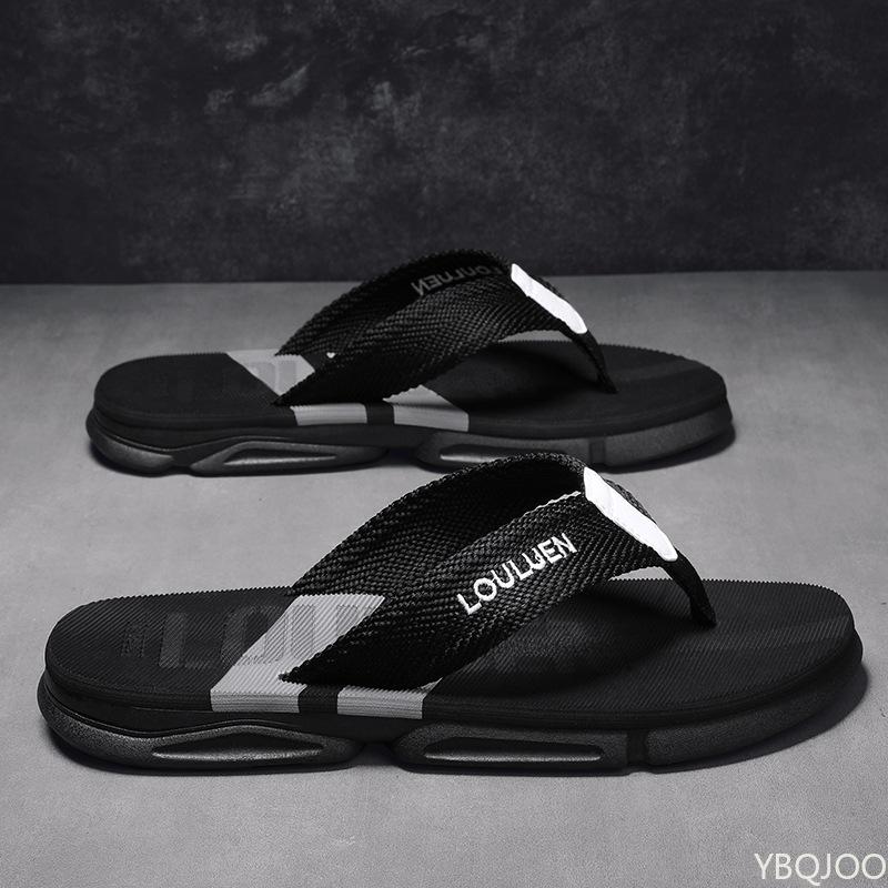 2025 Summer Men Flip Flops High Quality Beach Slipper Men Casual Breathable Antiskid Beach Slippers Outdoor Male Slipper
