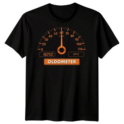Oldometer 60 Metų 60-ojo Gimtadienio Vyriški Marškinėliai Amžiaus Matuoklio Dizainas