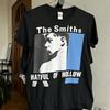 Unisex Black TShirt Cotton Full Size The Smiths Hatful of Hollow Band Logo Graphic Tee for Unisex and Unisex Unisexs Clothing