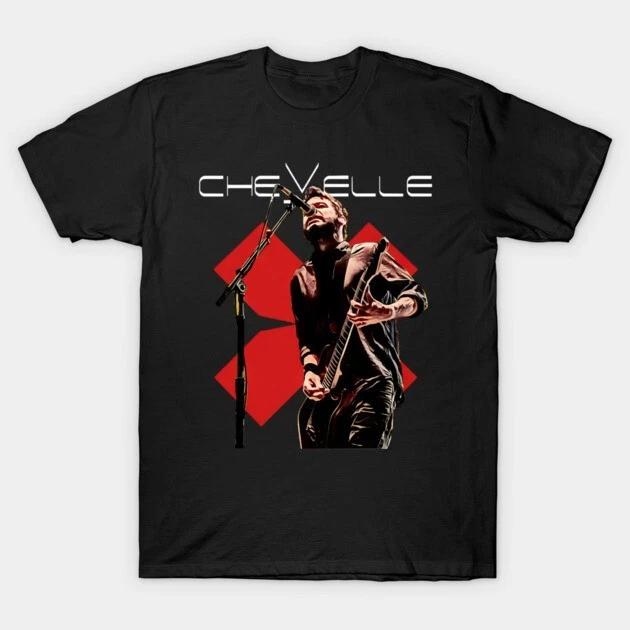 

Chevelle Band Band in Tour Concert 100% Cotton T-shirt Mens Tees Top S to 5XL 2F165 3XL