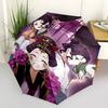 1pc Outdoor Umbrella with Anime Characters, Automatic Opening/Closing, Portable 3-Fold Design, 8-Bone Iron Frame - Perfect Gift for Fans, Travele