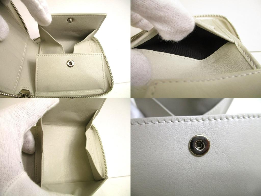 Authentic Jimmy Choo Stars Chalk Leather Bifold Wallet Compact Wallet #a859  Open Box