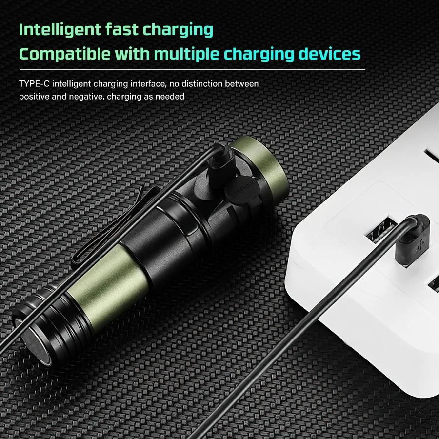 High-power 4 XPG+LED Flashlight 1000LM High-power Tactical Flashlight Outdoor Adventure Hiking Emergency Lighting Lantern Torch