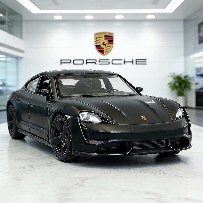 

1:36 Porsche Taycan Supercar Alloy Car Diecasts & Toy Vehicles Car Model Miniature Scale Model Car For Children