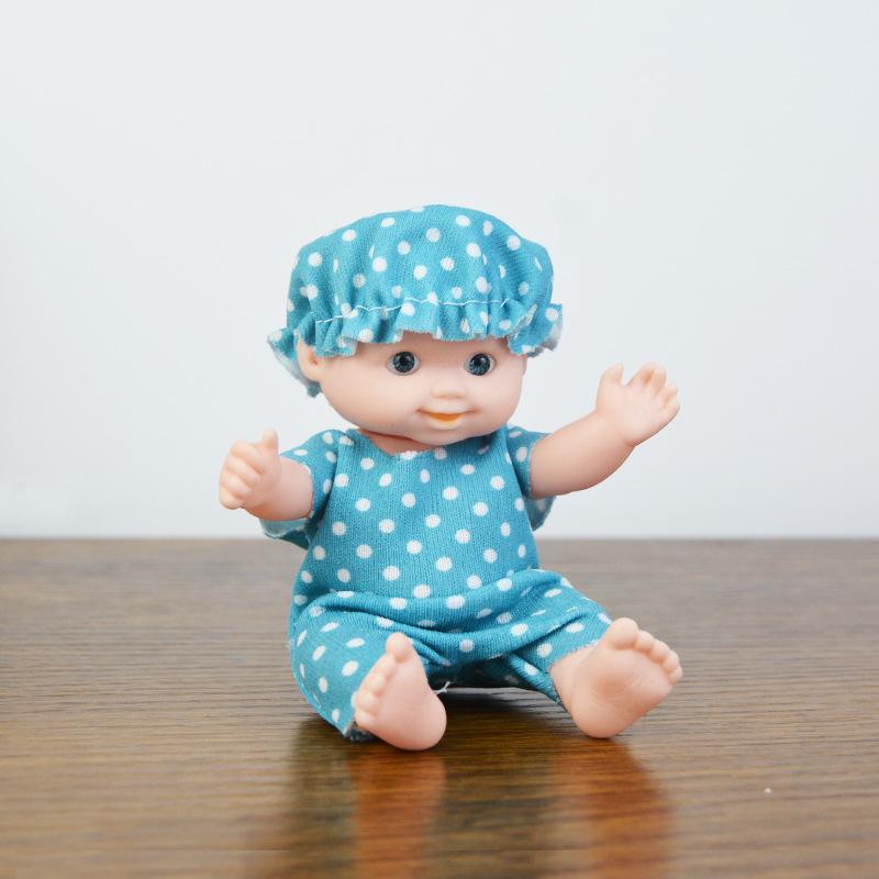 

4 дюйма Кавайная Милая Кукла-Малыш Bebe Reborn Образовательные Игрушки для Детей Кукольный Домик Многосуставные Куклы