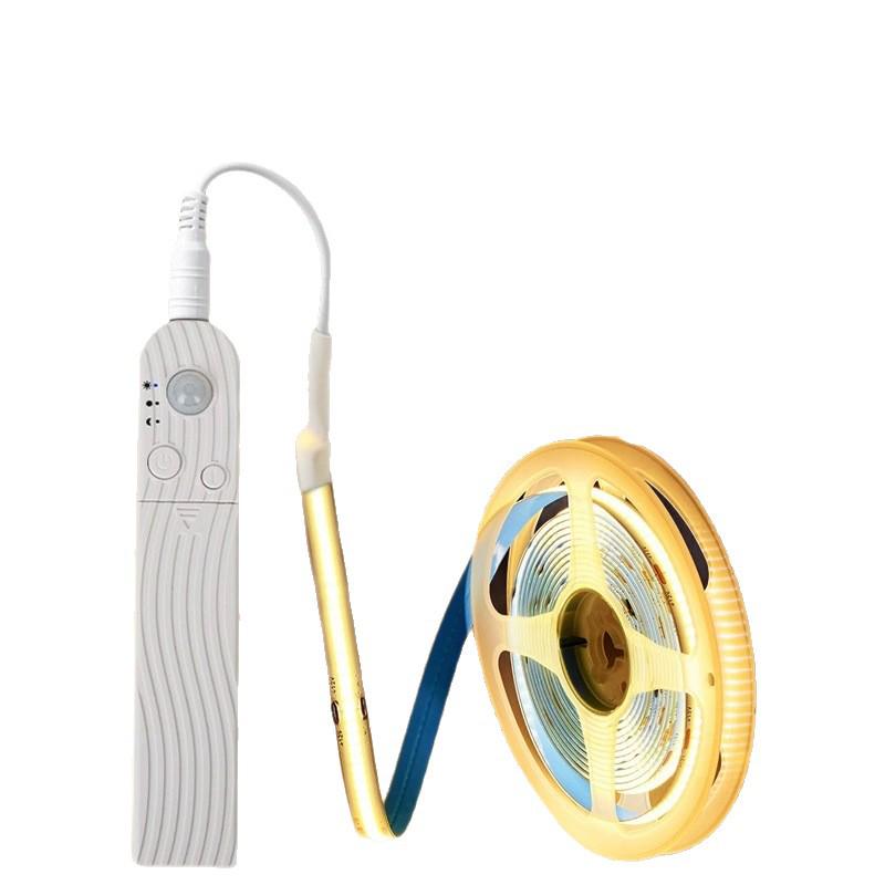 USB Rechargeable Motion Sensor LED Strip Light: Ultra-thin, Self-Adhesive, Wireless Night Lighting