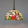 Nordic Rural Style Roses Tulip Chandelier Kitchen Dining Room Hallway Handmade Glass Chandelier Indoor Home Decor Lamp