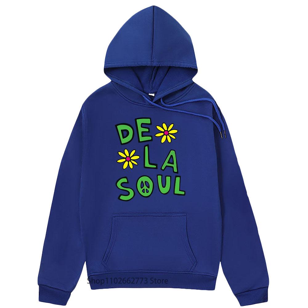 Beautiful Dela Hoodies  Anime De La Soul Sweatshirt Long Sleeve Clothes Men/women Cute Manga Pullover Hight Street