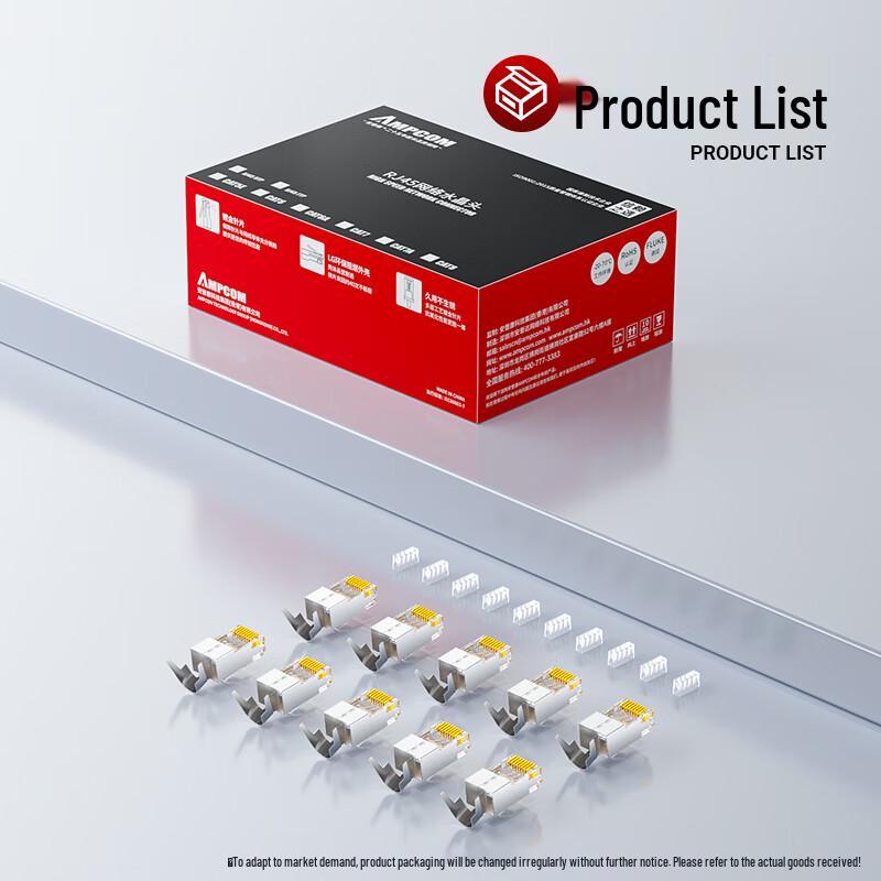 AMPCOM RJ45 Network Connectors & Crimping Tools