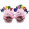 Party Glasses Themed Birthday Eyeglasses Cake Eyewear Sunglasses Clothing Decoration Gift Pography Portable Sunglasses Accessory