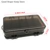 Portable Double Sided Split Bait Box Fishing Gear Accessories Crank Jig Head Hook Set Soft Bait Lure Storage for Angling