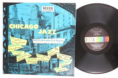 LP Record VARIOUS  Chicago Jazz Album DL8029 DECCA US Jazz Used